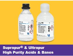 Suprapur & Ultrapur High Purity Acids & Bases